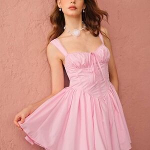 SHEIN Light Pink Mini Dress in House of CB style